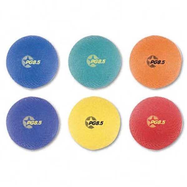Playground Ball Set  Nylon  Assorted Colors  Six per Set, Perfectpitch, Mfr#: PE40596